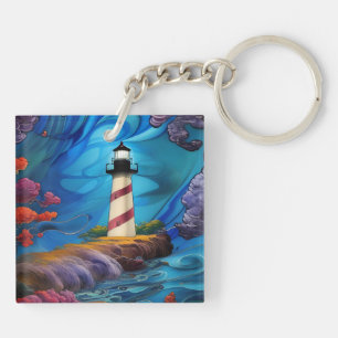Lighthouse Point Key Ring