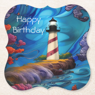 Lighthouse Point Paper Coaster
