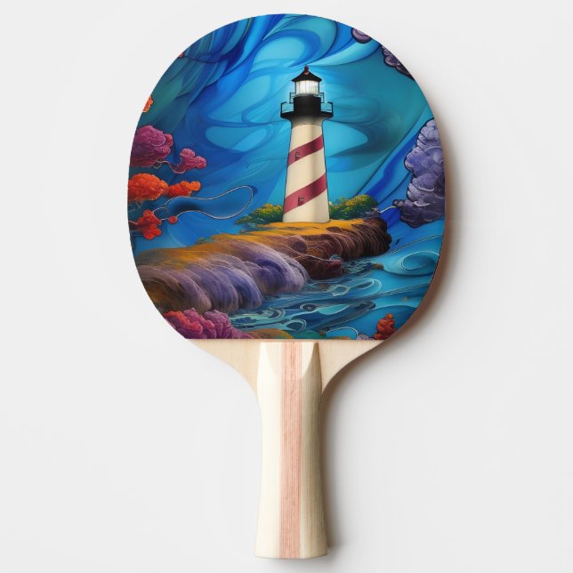 Lighthouse Point  Ping Pong Paddle (Front)