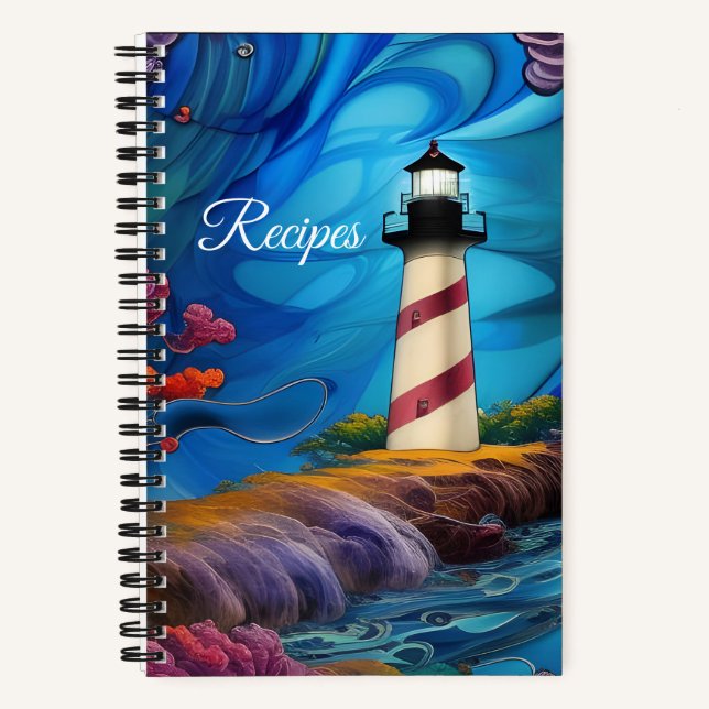 Lighthouse Point Recipes  Notebook (Front)