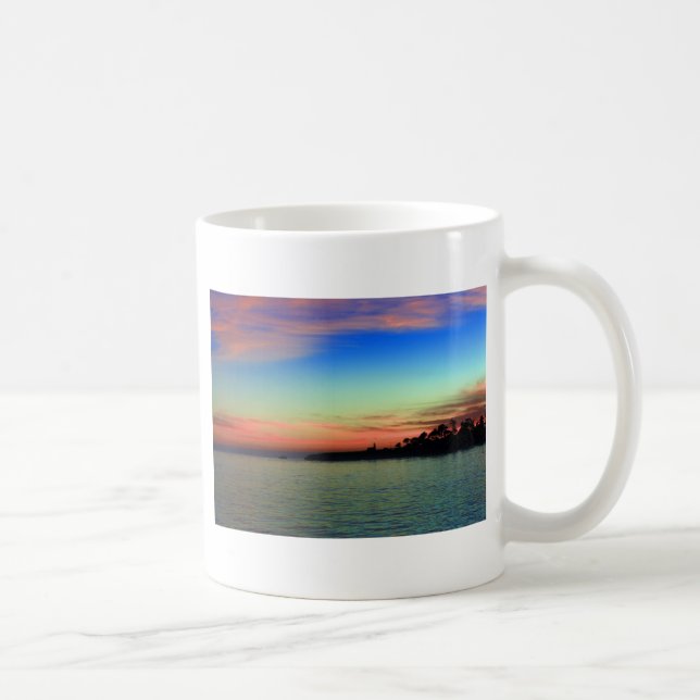 Lighthouse Point, Santa Cruz, CA Coffee Mug (Right)