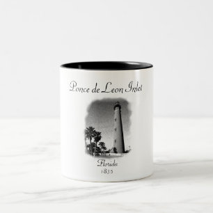Lighthouse- Ponce de Leon Inlet, Florida Two-Tone Coffee Mug