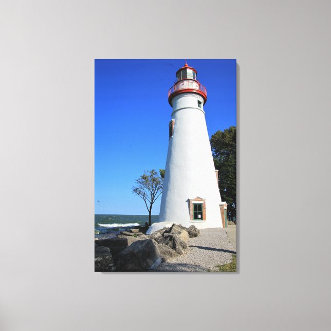 Lighthouse Portrait Ohio Canvas Print (Front)