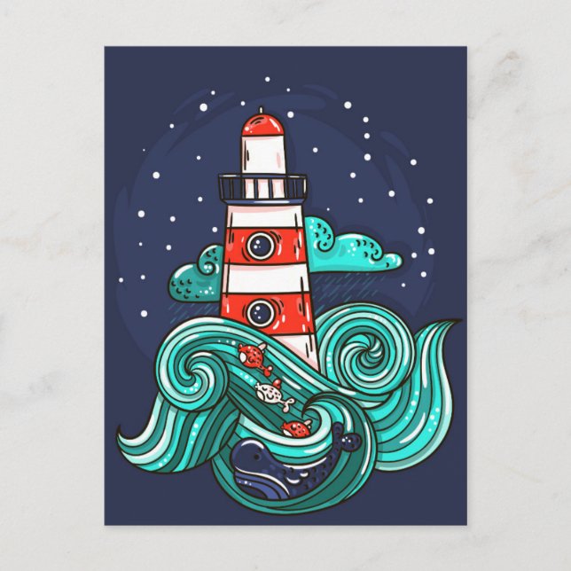 Lighthouse Postcard (Front)