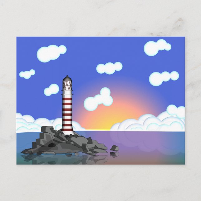 lighthouse postcard (Front)