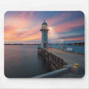 Lighthouse Raffles Marina, Singapore Mouse Mat