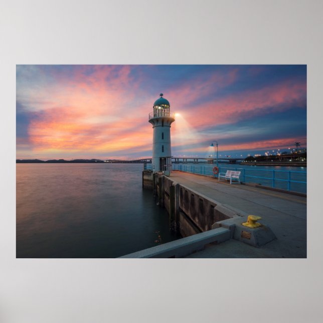 Lighthouse Raffles | Marina, Singapore Poster (Front)