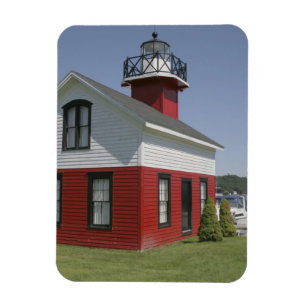 Lighthouse relocated shore in Douglas near 2 Magnet
