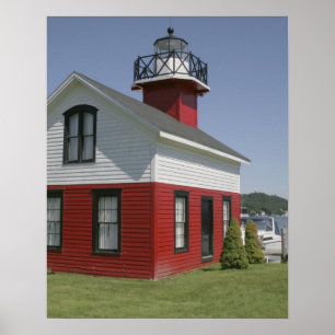 Lighthouse relocated shore in Douglas near 2 Poster