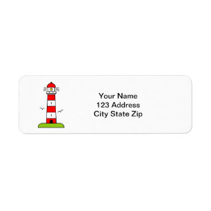 Lighthouse return address labels