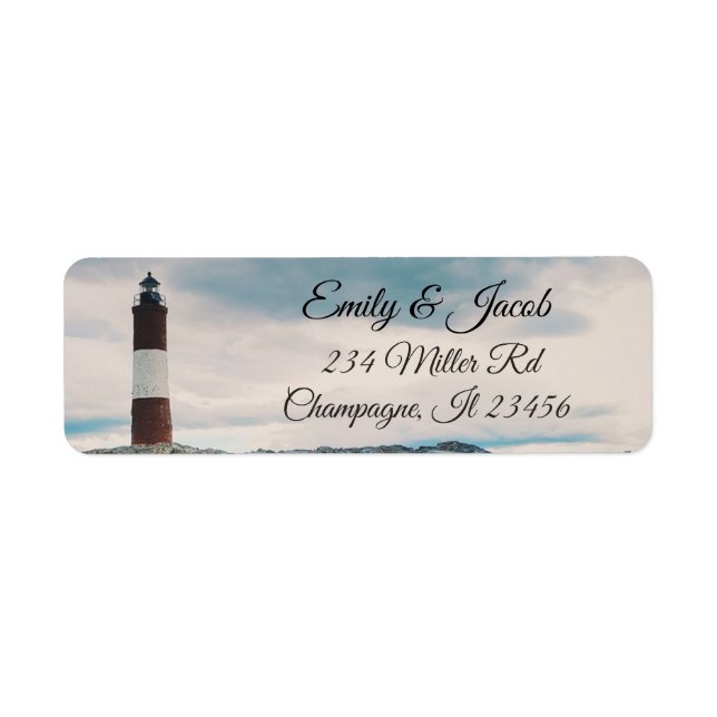 Lighthouse  Return Address Labels (Front)
