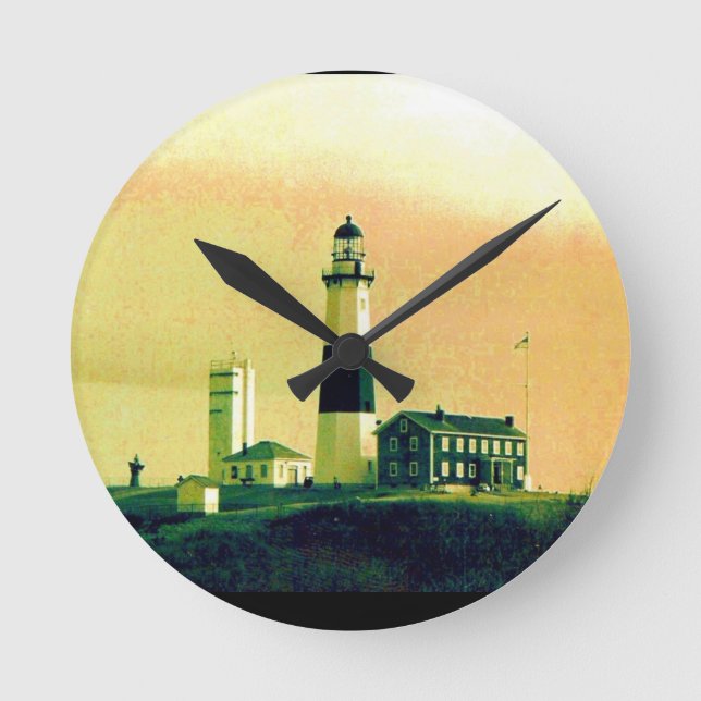 lighthouse round clock (Front)