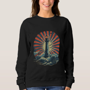 Lighthouse Sailing Sea Beach Boating Seaside House Sweatshirt