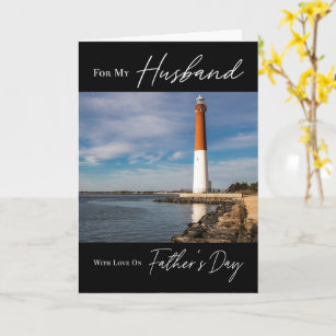 Lighthouse Seascape Father's Day for Husband Card