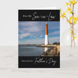 Lighthouse Seascape Father's Day for Son-in-Law Card
