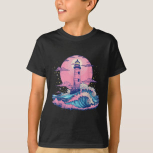 Lighthouse Seaside House Sailing Sea Boating Light T-Shirt
