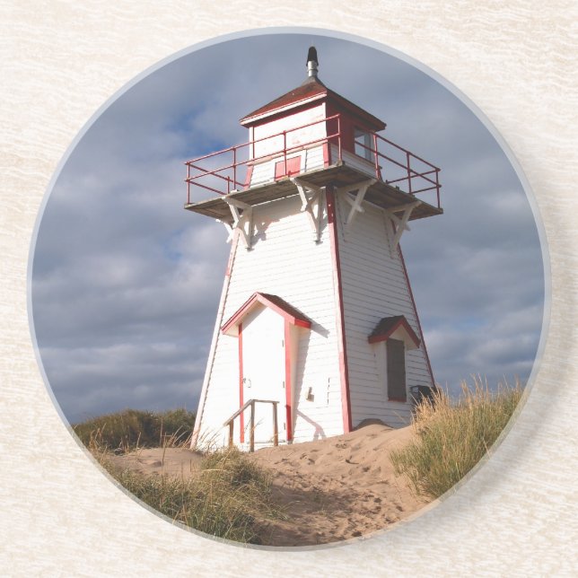 Lighthouse Series---PEI Lighthouse Coaster (Front)