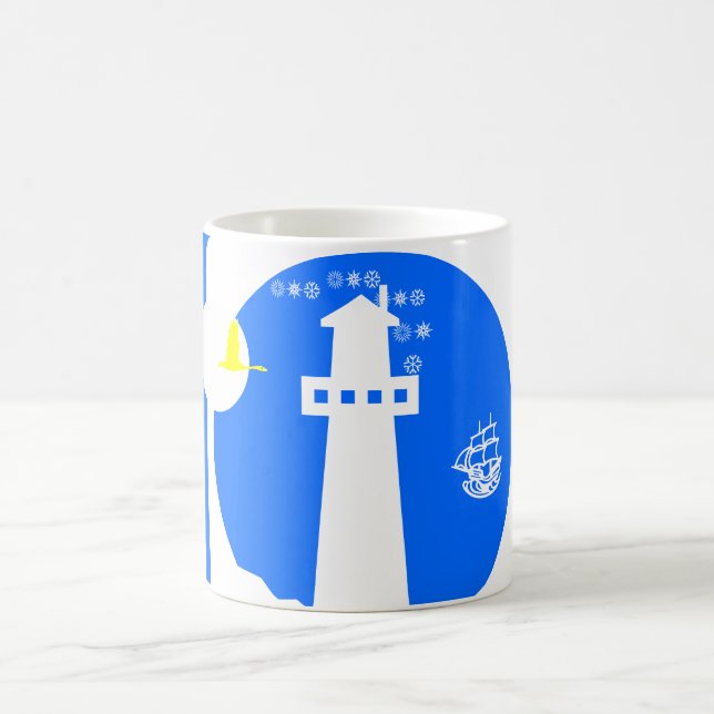 Lighthouse, ship coffee mug (Center)