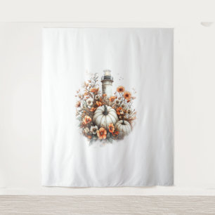 Lighthouse Shirt Country Pumpkin Tapestry