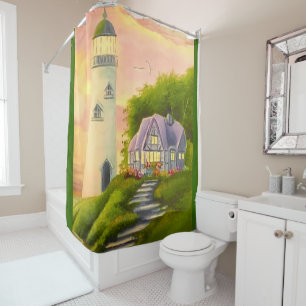 Lighthouse  shower curtain