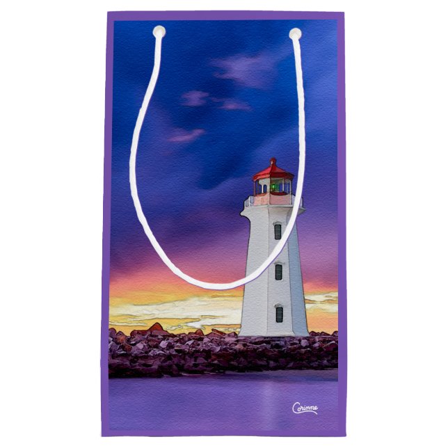 Lighthouse - Small Gift Bag (Front)