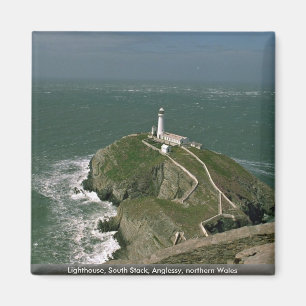 Lighthouse, South Stack, Anglessy, northern Wales Magnet