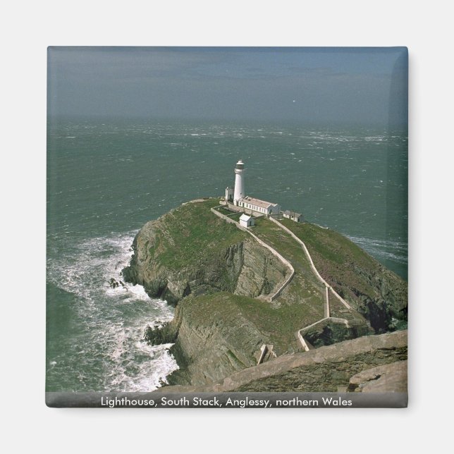 Lighthouse, South Stack, Anglessy, northern Wales Magnet (Front)