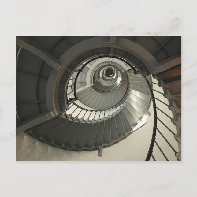 Lighthouse Stairs # 1 Postcard (Front)