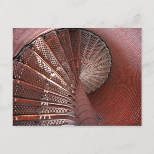 Lighthouse Stairs Postcard