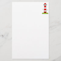 Lighthouse stationery paper for writing