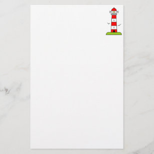 Lighthouse stationery paper for writing