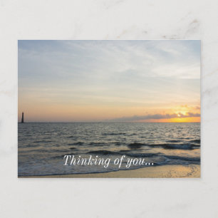 Lighthouse Sunrise Postcard