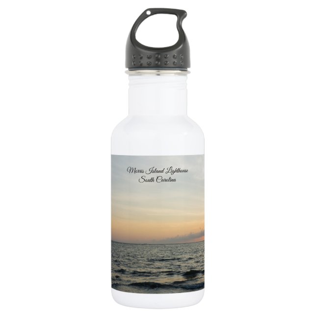 Lighthouse Sunrise Water Bottle (Front)