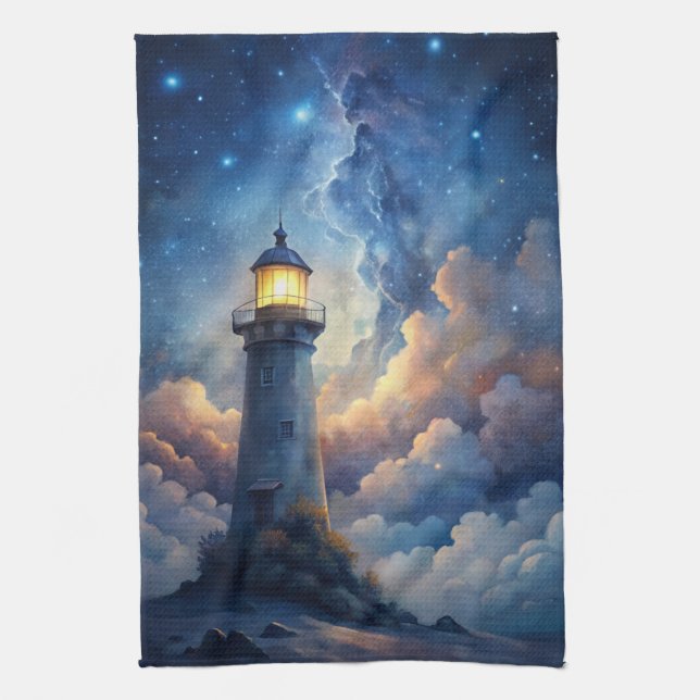 Lighthouse Tea Towel (Vertical)