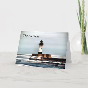 Lighthouse, Thank You Card