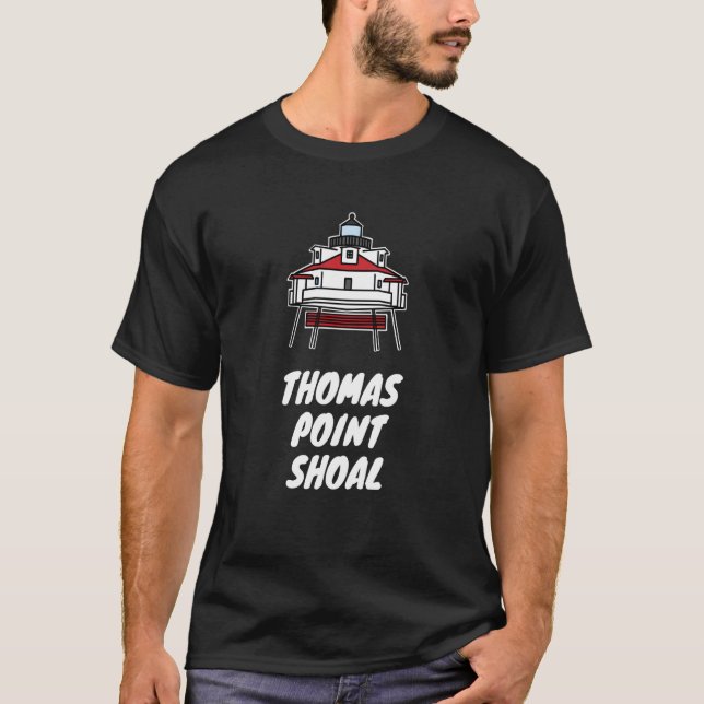 Lighthouse Thomas Point Shoal T-Shirt (Front)