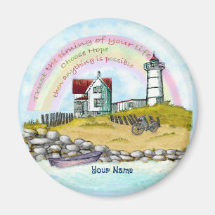 Lighthouse Timing round Magnet