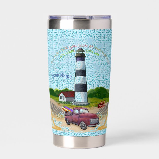 Lighthouse Truck Choice   Insulated Tumbler (Front)