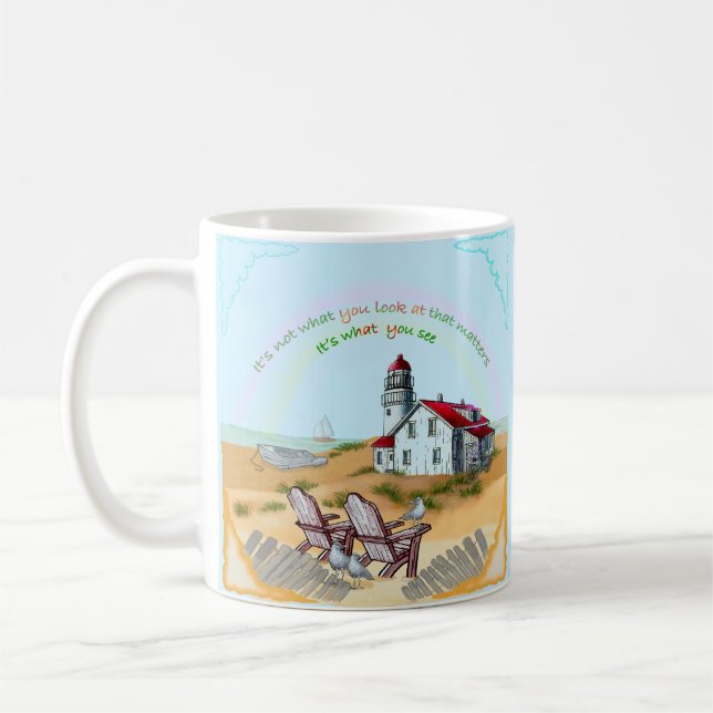 Lighthouse Viewpoint  Coffee Mug (Left)