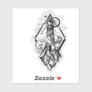 Lighthouse Vinyl Sticker