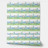 Lighthouse Wallcovering; Turqoise
