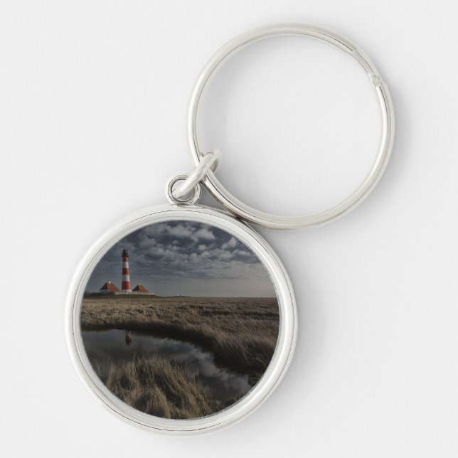 Lighthouse Westerhever Key Ring (Front)