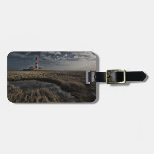 Lighthouse Westerhever Luggage Tag