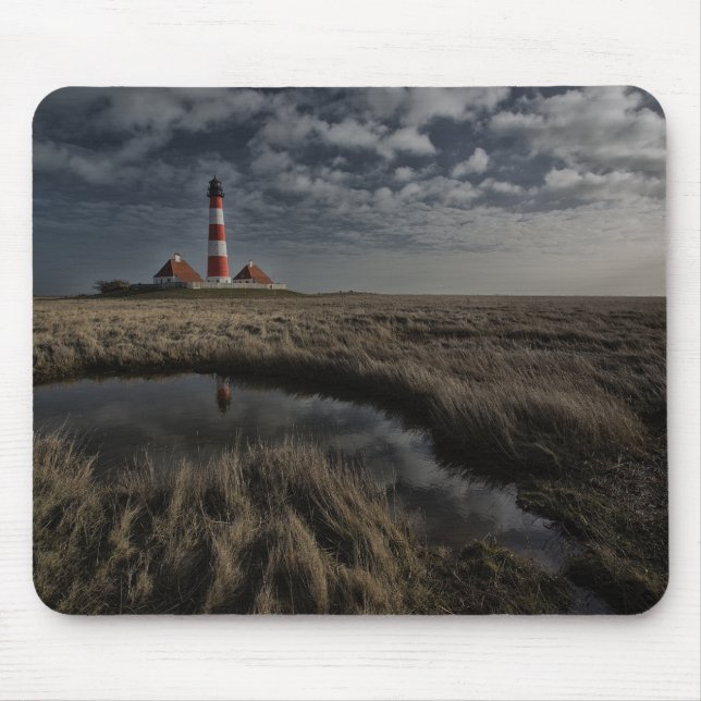 Lighthouse Westerhever Mouse Mat (Front)