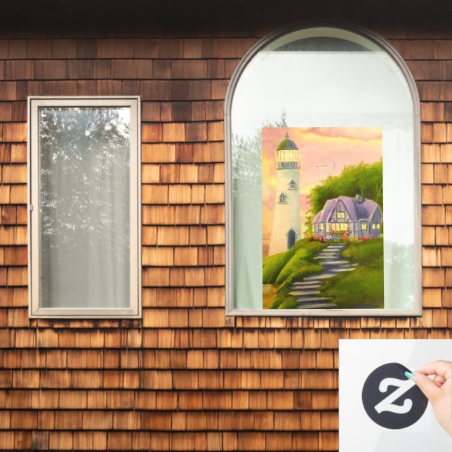 Lighthouse Window Cling (Home Window)