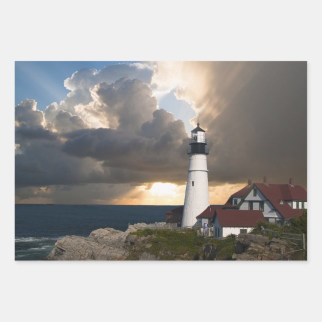 Lighthouse Wrapping paper (Front)
