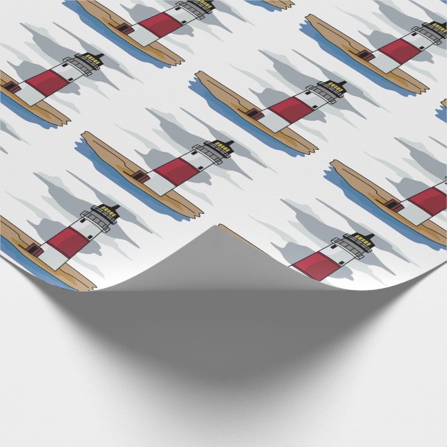 Lighthouse Wrapping Paper (Corner)