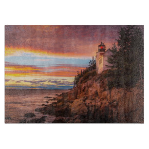 Lighthouses   Acadia National Park Maine Cutting Board