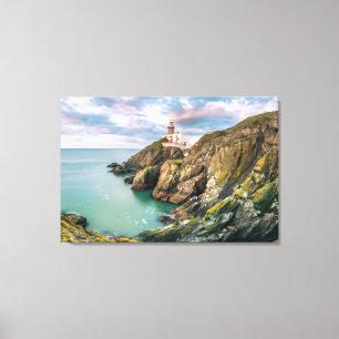 Lighthouses Baily Lighthouse Dublin, Ireland Canvas Print