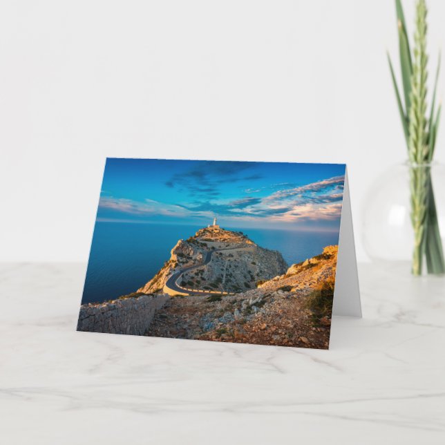 Lighthouses | Balearic Islands, Spain Card (Front)